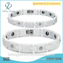 new products, hot-sale bio magnetic leather Energy Magnetic Bracelet